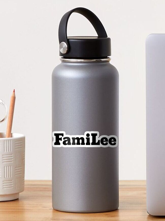 Thumbnail 1 of 3, Sticker, FamiLee The Other Ones Very Asian BLM Born Here designed and sold by HandEyeStudio.