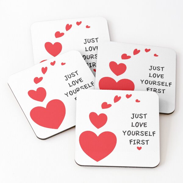Aperçu de l'œuvre Aimez-vous d'abord à la Saint-Valentin - Affirmation positive créée et vendue par ArtandPatterns1.