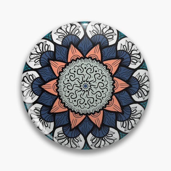 Item preview, Blue and White Mandala Scrubs designed and sold by Johan Liebert.
