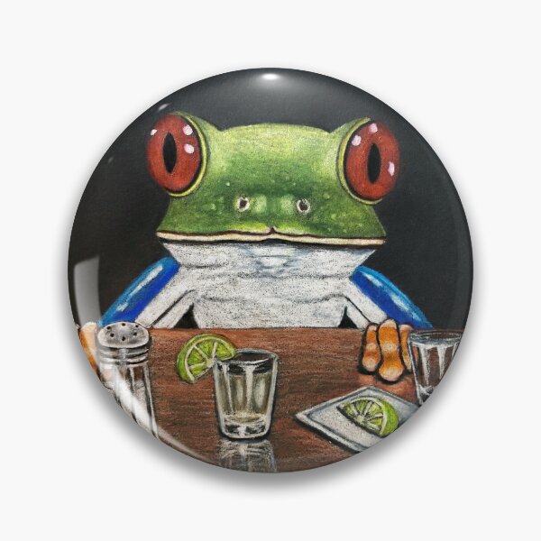 Item preview, Tequila Frog designed and sold by GardenPartyArt.