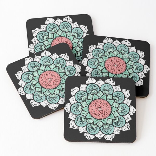 Item preview, Green And White Mandala Scrubs designed and sold by Johan Liebert.
