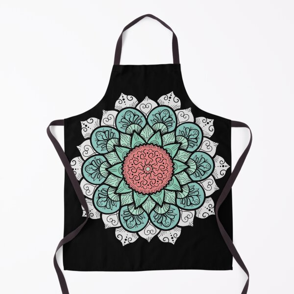 Item preview, Green And White Mandala Scrubs designed and sold by Johan Liebert.
