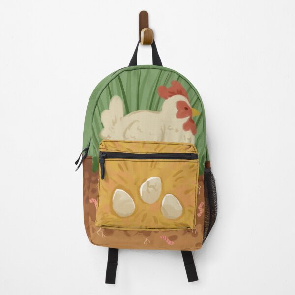 Item preview, chicken backpack designed and sold by alexbeeza.