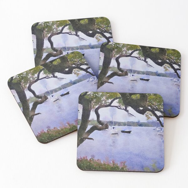 Item preview, Windermere Boats Watercolour Effect Image designed and sold by PowderLanePress.