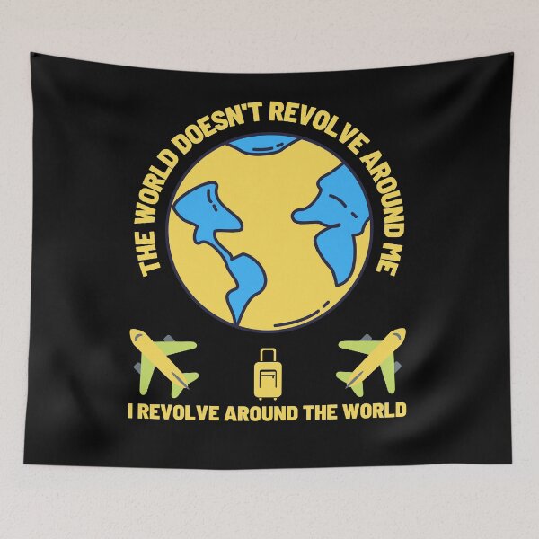 Item preview, Funny Travel: I revolve around the world designed and sold by HappinessWorld.