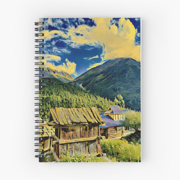 Item preview, Small Himalayan Village designed and sold by Designed-InInk.
