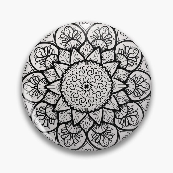 Item preview, Black And White Mandala Scrubs designed and sold by Johan Liebert.
