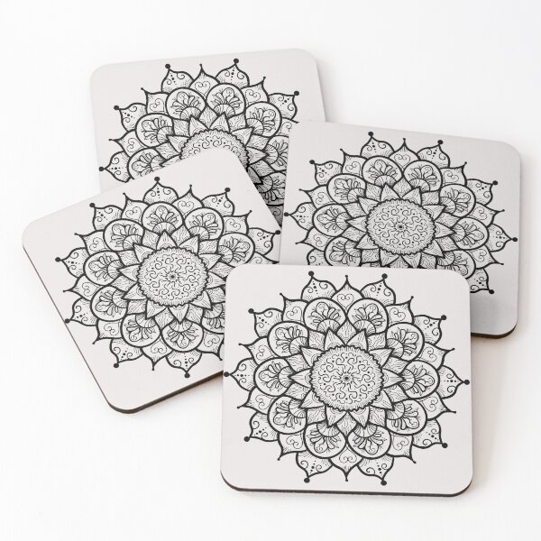 Item preview, Black And White Mandala Scrubs designed and sold by Johan Liebert.