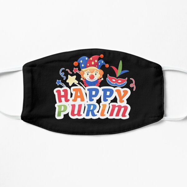 happy Purim Flat Mask