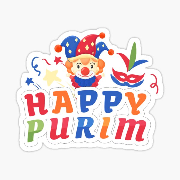 happy Purim Sticker