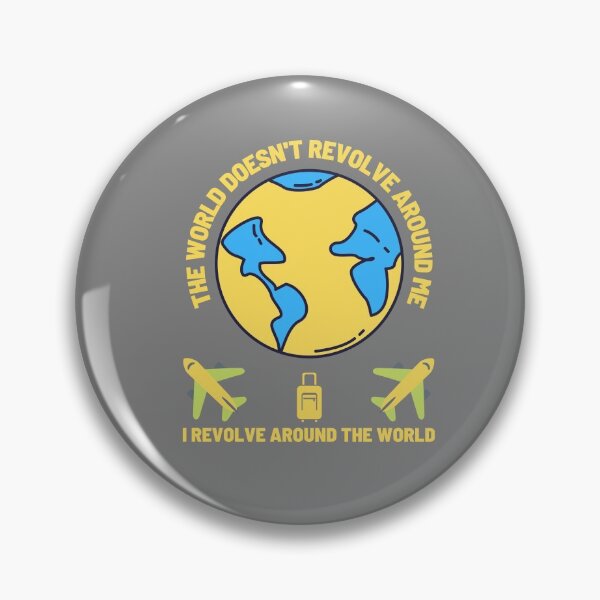 Artikelvorschau, Lustiges Reisen: Ich drehe mich um die Welt entworfen und verkauft von HappinessWorld.