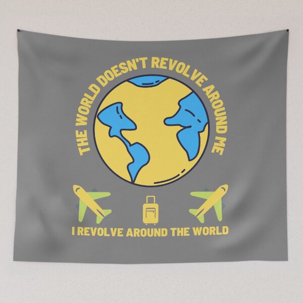 Item preview, Funny Travel: I revolve around the world designed and sold by HappinessWorld.