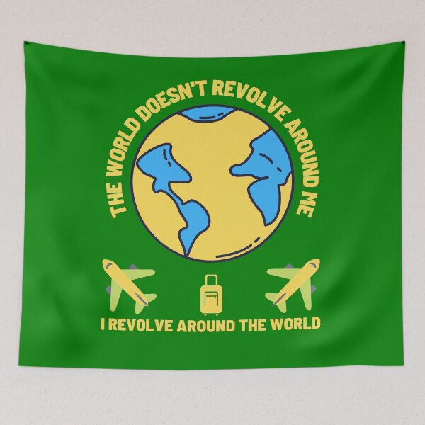 Item preview, Funny Travel: I revolve around the world designed and sold by HappinessWorld.