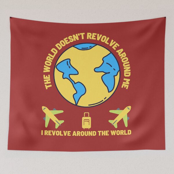 Item preview, Funny Travel: I revolve around the world designed and sold by HappinessWorld.