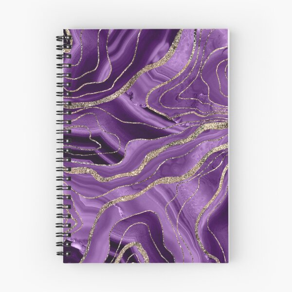Item preview, Purple Agate Gold Glitter Glam #1 (Faux Glitter) #marble #decor #art designed and sold by Anita's & Bella's Art.