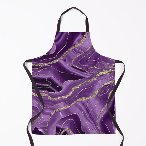 Item preview, Purple Agate Gold Glitter Glam #1 (Faux Glitter) #marble #decor #art designed and sold by Anita's & Bella's Art.