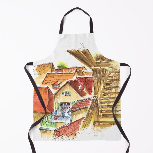 Item preview, tiled roofs designed and sold by AnastasiaSketch.