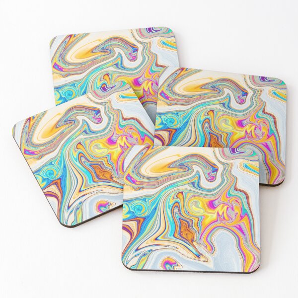 Item preview, Confetti - abstract liquid paint designed and sold by Silly Lily.