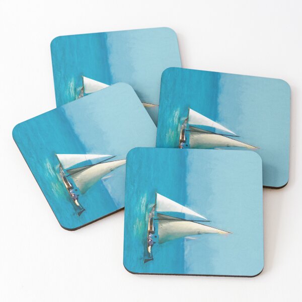 Item preview, Sailingboat on the blue sea designed and sold by marina63.