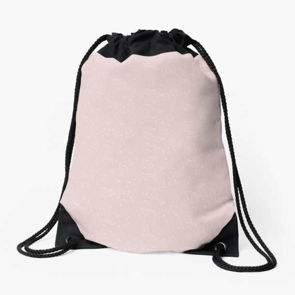 Pink Dots Drawstring Bag
