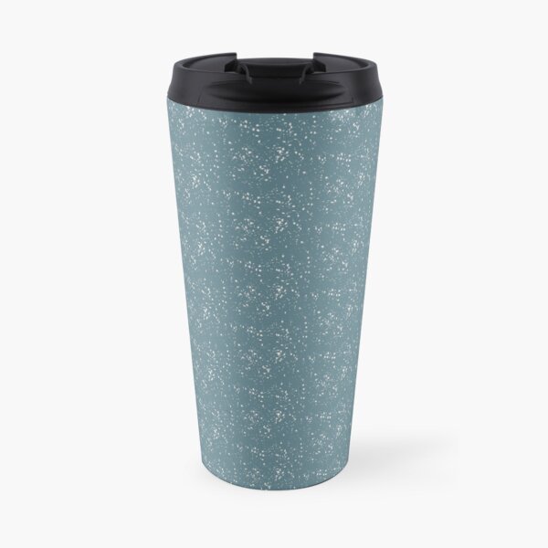 Cottage Blue Dots Travel Coffee Mug