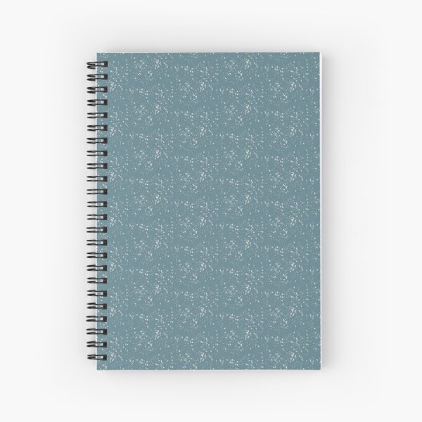 Cottage Blue Dots Spiral Notebook