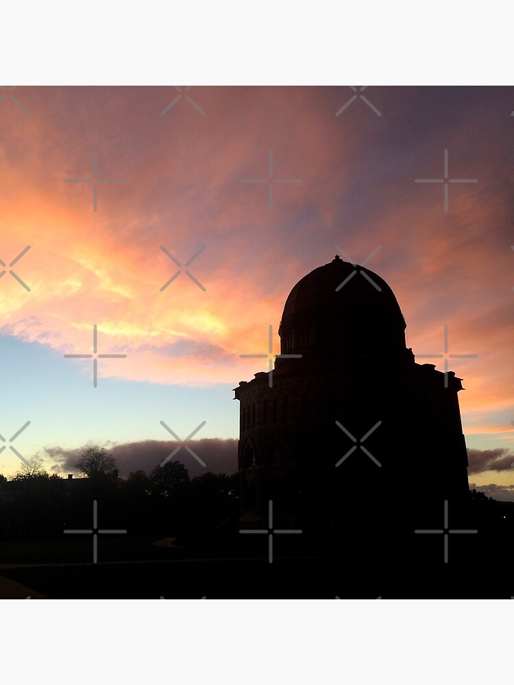 Thumbnail 4 of 4, Pillow, Nott Memorial Sunset - Union College designed and sold by bird767.