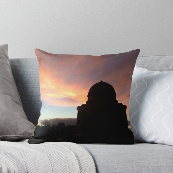 Nott Memorial Sunset - Union College Throw Pillow