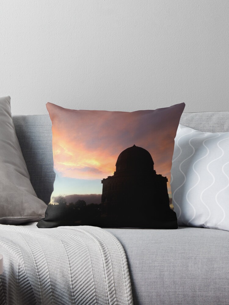 Thumbnail 1 of 4, Pillow, Nott Memorial Sunset - Union College designed and sold by bird767.