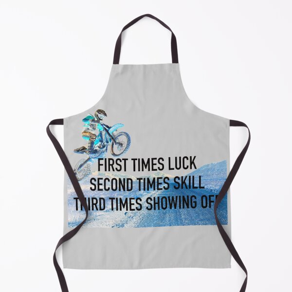 Item preview, Motor Cross Dirt Bike First Times Luck Second Times Skill Third Times Showing Off Motor Cross designed and sold by Cute Designs Shop.