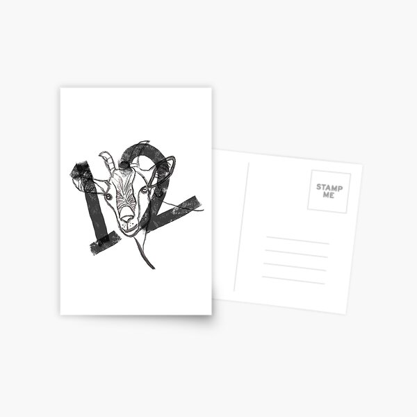 GOAT 12 T-Shirt Postcard