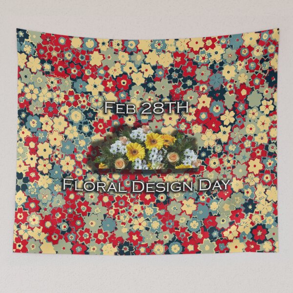 Item preview, I LOVE FLORAL DESIGN DAY designed and sold by REALDesign-Shop.