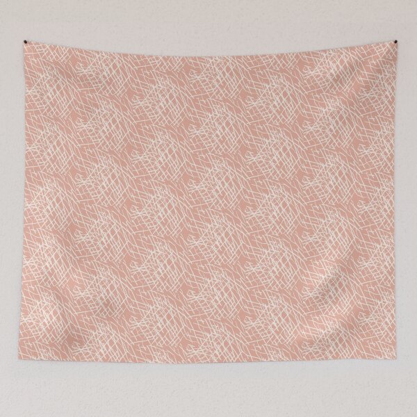 Item preview, Cottagecore Orange and White Line Sketch designed and sold by SeaverN.