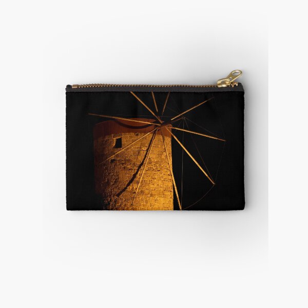 Item preview, Old greek windmill at night designed and sold by Michaelerch.