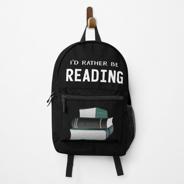 Item preview, Id rather be reading - funny book lovers quote for a book worm. designed and sold by Caroline Laursen.