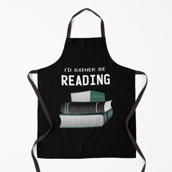 Item preview, Id rather be reading - funny book lovers quote for a book worm. designed and sold by Caroline Laursen.