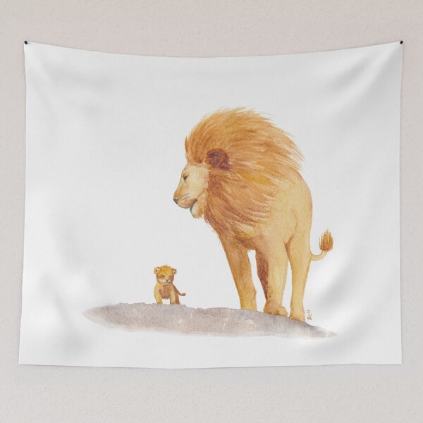 Item preview, Narnia Aslan Nursery Art designed and sold by Jasanna Czellar.