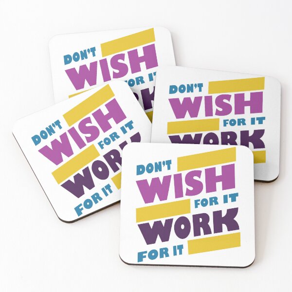 Item preview, Don't wish for it work for it designed and sold by CHVRDesing.