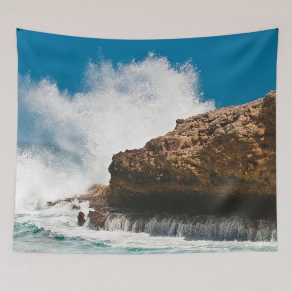 Item preview, Coral Rock Meets Crashing Waves #1 #ocean #wall #decor #art  designed and sold by Anita's & Bella's Art.