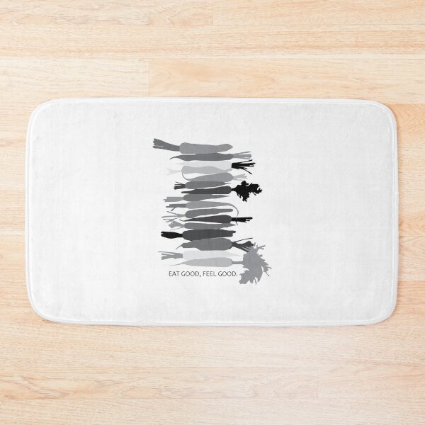 Item preview, Eat good, feel good. gray scale designed and sold by CHVRDesing.