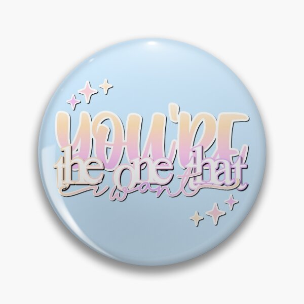 Item preview, TXT Blue Hour "You're The One That I Want" Lyrics Sticker designed and sold by lucylouise.