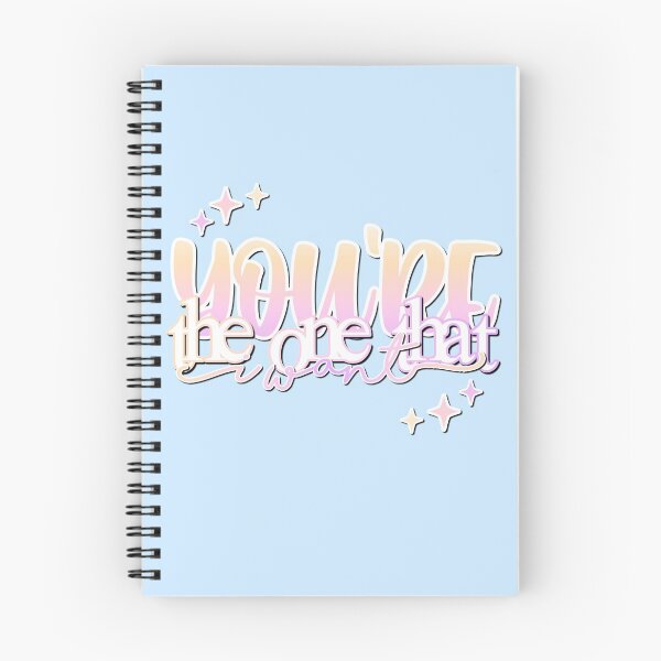 Item preview, TXT Blue Hour "You're The One That I Want" Lyrics Sticker designed and sold by lucylouise.
