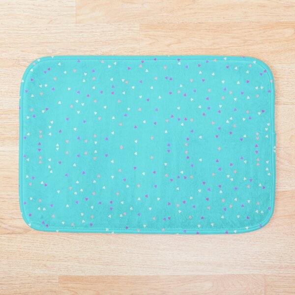 Item preview, Cute Hearts Pattern On A Blue Background designed and sold by GazelleCreates.