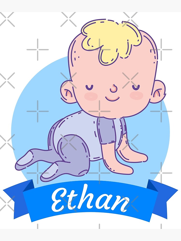 "Ethan Boy names for babies" Poster for Sale by Piztees Redbubble