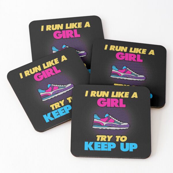Item preview, I Run Like A Girl Try To Keep Up designed and sold by Christian Sales.