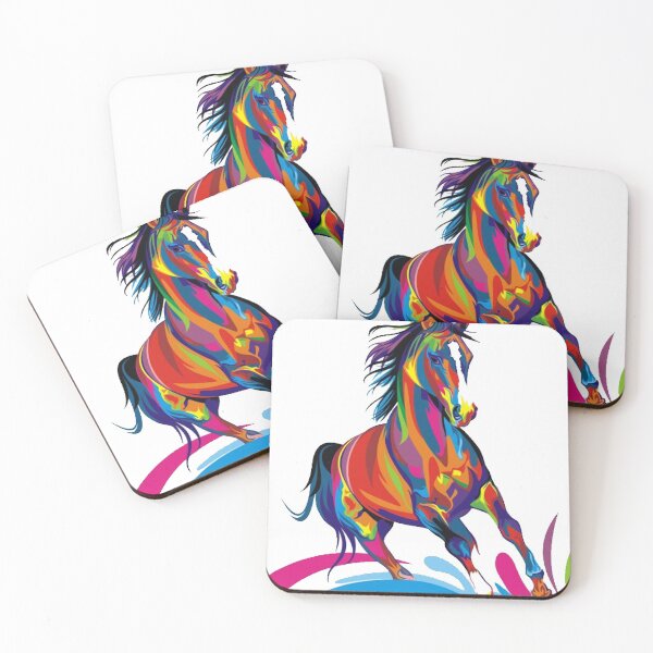 Item preview, Multicolored horse designed and sold by azomiross.