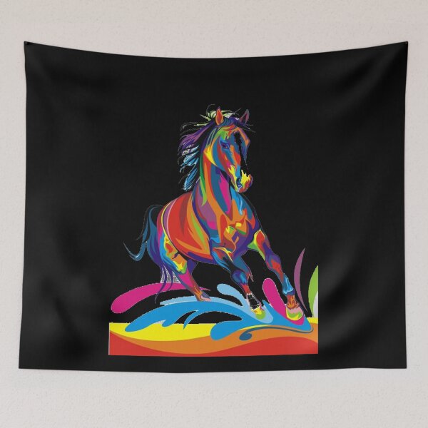 Item preview, Multicolored horse designed and sold by azomiross.