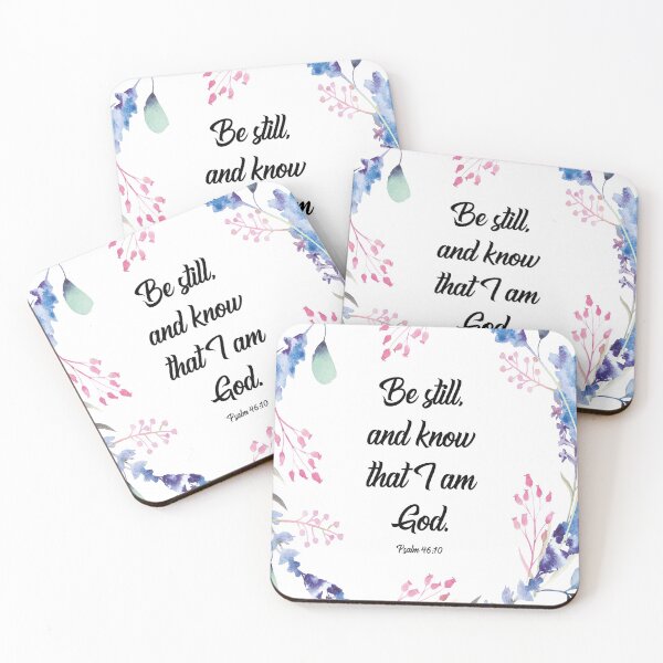 Item preview, Be Still and know, Psalm 46, Be Still and know that I am God, Bible verse, scripture, Christian gift designed and sold by Christian Word Art.