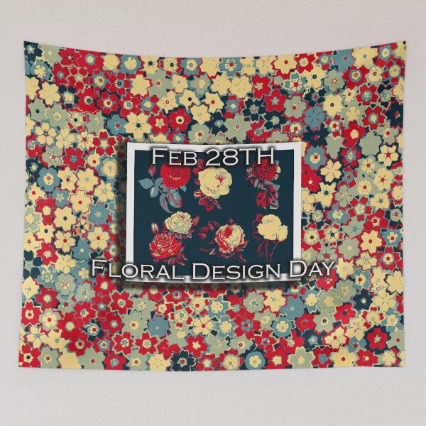 Item preview, I LOVE FLORAL DESIGN DAY designed and sold by REALDesign-Shop.