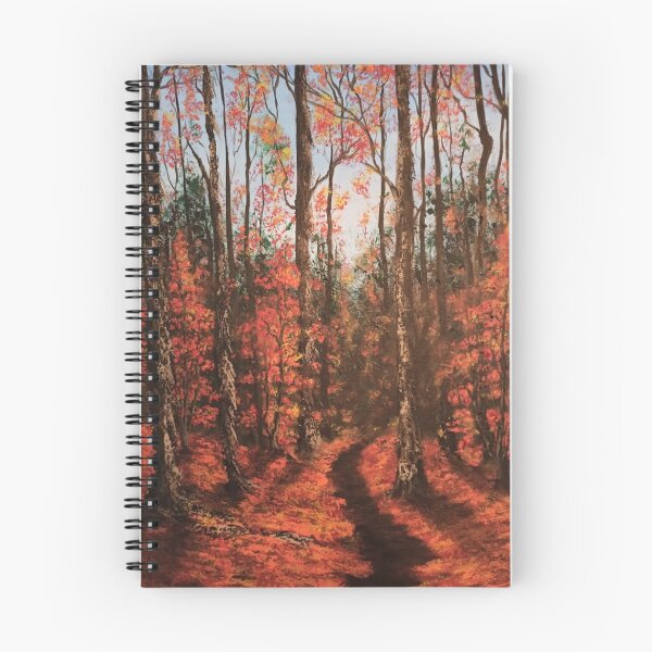 Item preview, pintura del camino del bosque de otoño designed and sold by Iail Ioa.